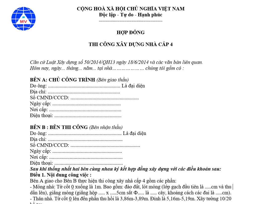 hop-dong-thi-cong-xay-dung-nha-cap-4