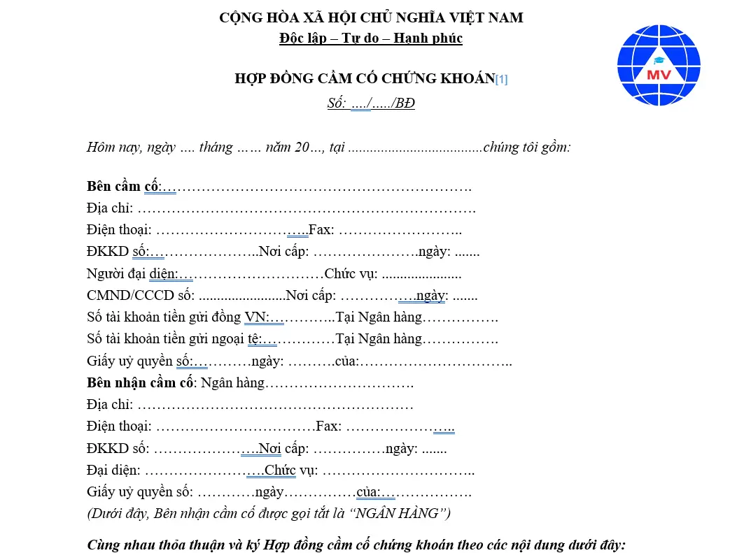 hop-dong-cam-co-chung-khoan-cua-khach-ha