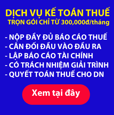 bảng báo giá dịch vụ kế toán