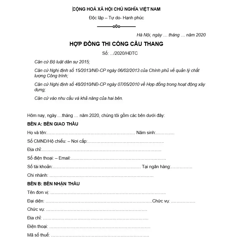 mau-hop-dong-thi-cong-cau-thang